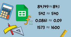 5 cách làm tròn số trong Google Sheets - Lý thuyết quy tắc làm tròn số 