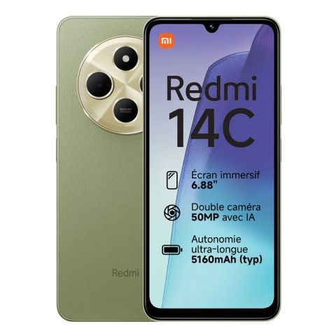 Điện thoại Redmi 14C Sage Green