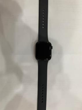 Apple Watch S5 44mm viền nhôm dây cao su đen