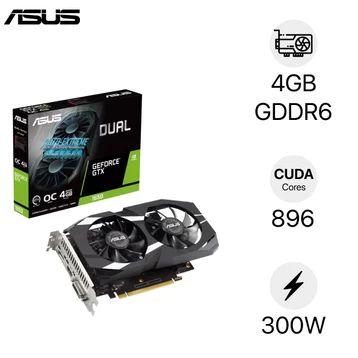 Card màn hình Asus DUAL GTX 1650 O4GD6-P