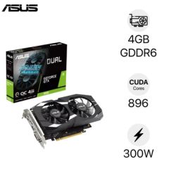  Card màn hình Asus DUAL GTX 1650 O4GD6-P 
