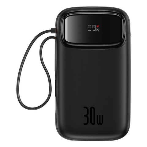 Pin sạc dự phòng Baseus Qpow2 màn hình số 20.000mAh 30W kèm 2 cáp Type-C