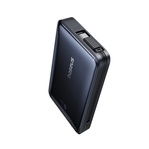 Pin sạc dự phòng không dây Baseus Nomos Qi2 10000mAh 45W Tích Hợp Cáp Type-C Và Chân Đế