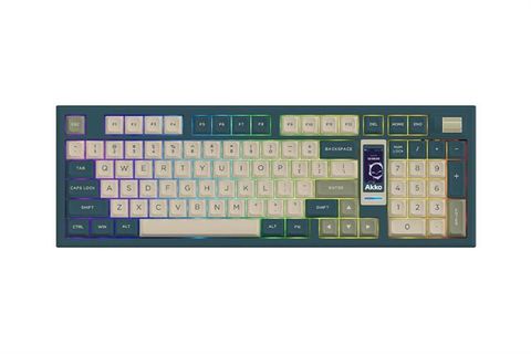 Bàn Phím Cơ Bluetooth Akko 5098B Green Ink Ice Cream Pink
