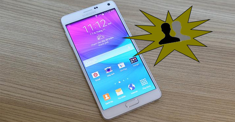 Cách sắp xếp danh bạ theo tên trên Samsung Galaxy Note 4 đơn giản