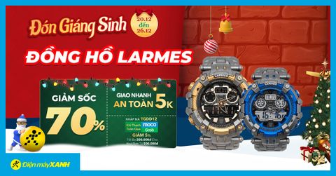 Đón Giáng Sinh - Đồng hồ Larmes sale cực đỉnh 70%, giao nhanh miễn phí, mua ngay!