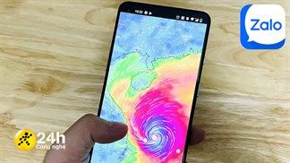 Hướng dẫn cách cập nhật tình hình mưa bão mới nhất cực đơn giản bằng ứng dụng Zalo trên điện thoại của bạn