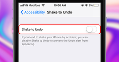  Cách bật tính năng Lắc để hoàn tác trên iPhone 