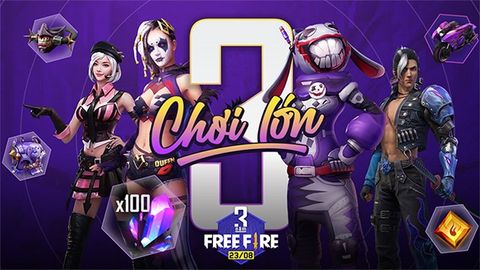 5 sự kiện mừng sinh nhật 3 tuổi Free Fire - Nhận skin, nhân vật miễn phí