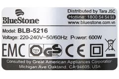  Máy xay sinh tố cầm tay Bluestone BLB-5216 