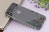 Ốp lưng iPhone X Nhựa dẻo in hình Transparent COSANO Cành hoa đối xứng