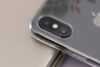Ốp lưng iPhone X Nhựa dẻo in hình Transparent COSANO Cành hoa đối xứng