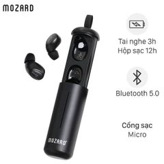 Tai nghe Bluetooth True Wireless Mozard AT5 Đen 