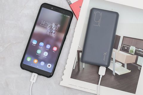 Pin sạc dự phòng Polymer 15000mAh Type C Xmobile PJ JP200 Xám