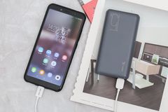  Pin sạc dự phòng Polymer 15000mAh Type C Xmobile PJ JP200 Xám 