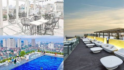 Top 10 quán Cafe Rooftop, Rooftop bar Hà Nội cực chill, view cực đẹp