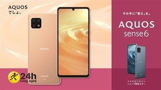 SHARP AQUOS sense6 ra mắt: Màn hình 1 tỷ màu, chống nước IP68, chip Snapdragon cùng nhiều trang bị hấp dẫn khác