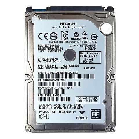 Ổ Cứng HDD Hitachi 1TB/5400rpm