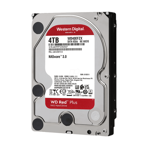 Ổ Cứng Hdd Wd Red Plus 4tb 3.5 Inch Sata Iii Wd40efzx