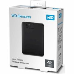  Hdd Wd Elements Portable 4Tb Wdbu6Y0040Bbk 