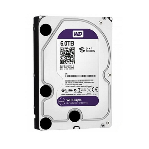 Ổ Cứng HDD WD Purple 6TB 3.5 inch SATA III 128MB Cache 5640RPM