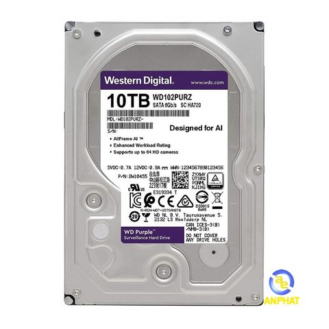 Ổ Cứng HDD WD Purple 8TB 3.5 inch SATA III 256MB Cache 7200RPM