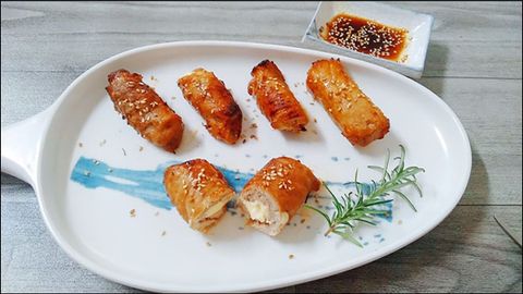Cách làm thịt cuốn phô mai bằng nồi chiên không dầu thơm ngon béo ngậy