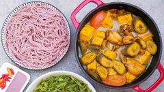  Cách làm ếch om chuối đậu bằng nồi chiên không dầu thơm ngon đơn giản 