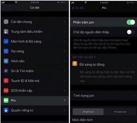 Cách Hiển Thị Phần Trăm Pin Trên Iphone Đơn Giản Và Nhanh