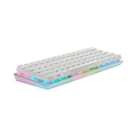 Bàn phím gaming không dây Corsair K70 Pro Mini trắng Red sw
