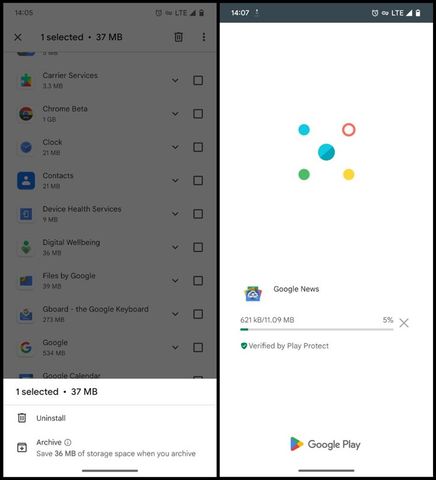 Bạn Sẽ Không Cần Lo Hết Dung Lượng Do Ứng Dụng Nhờ Tính Năng Mới Này Từ Google