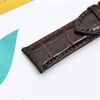 Dây da đồng hồ 22 mm nâu L002-06-22