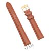 Dây da đồng hồ size 14mm Nâu L010-02-14