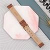 Dây da đồng hồ size 14mm Nâu L010-02-14