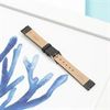 Dây da đồng hồ size 16mm Đen L015-03-16