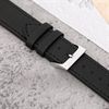 Dây da đồng hồ size 20mm Đen L015-05-20