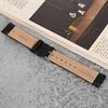 Dây da đồng hồ size 20mm Đen L021-05-20