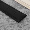 Dây da đồng hồ size 20mm Đen L021-05-20