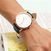 Dây da đồng hồ size 22mm Đen L021-06-22
