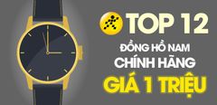  Top 12 mẫu đồng hồ nam giá 1 triệu chính hãng, chất lượng cực tốt 