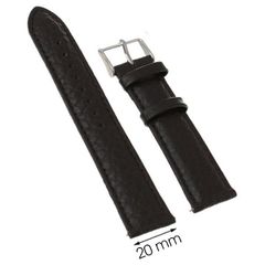  Dây da đồng hồ size 20 mm Nâu M1500.42 