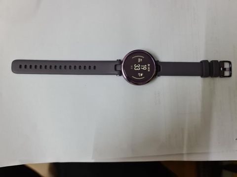 Vòng đeo tay theo dõi sức khoẻ Garmin Lily KOR/SEA_010-02384-52 dây silicon Tím