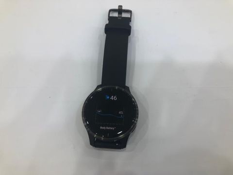 Vòng đeo tay theo dõi sức khỏe Garmin Venu GPS SEA_010-02173-19 dây Silicone Đen