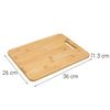 Thớt tre chữ nhật 36 x 26 cm Hommy DD180619
