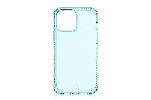 Ốp lưng iPhone 13 Pro Nhựa dẻo ITSKINS SPECTRUM CLEAR ANTIMICROBIAL Xanh trong