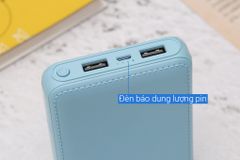  Pin sạc dự phòng 10000mAh AVA DS003-WB Xanh 