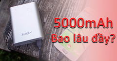  Pin 5000mAh sạc bao lâu thì đầy? Sạc dự phòng 5000mAh sạc được mấy lần 