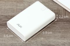  Pin sạc dự phòng 7500mAh AVA DS630-WB Trắng 