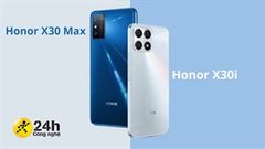  Thiết kế của Honor X30 Max, Honor X30i được tiết lộ: Mặt lưng mang hiệu ứng màu chuyển sắc, mẫu X30i có cạnh viền phẳng 