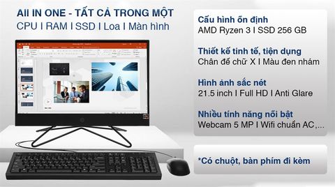 HP 205 Pro G4 AIO R3 4300U/4GB/256GB/21.5 inch (31Z16PA) -